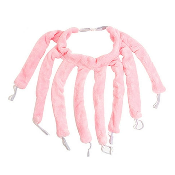 Rulos suaves y reutilizables para el cabello para mujeres en fiestas. Rosa