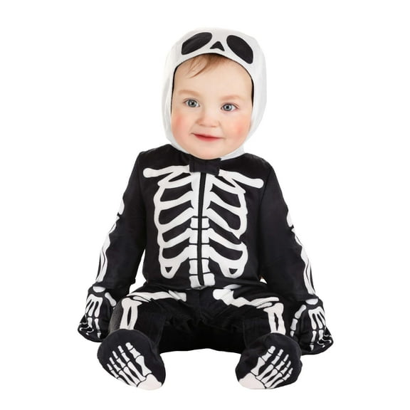 Infant Snuggly Skeleton Costume
