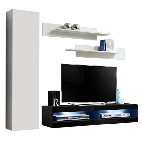 Fly G 34TV Wall Mounted Floating Modern Entertainment Center