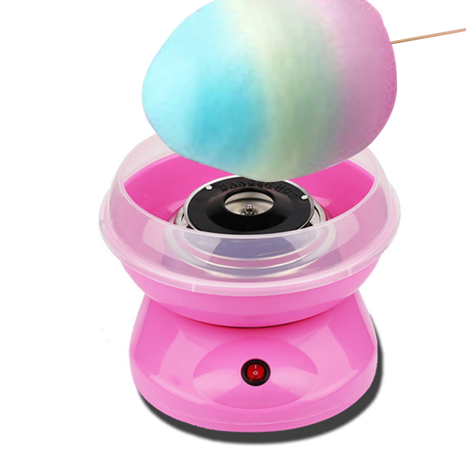 Electric Candy Floss Machine,Mini Cotton Candy Machine,Cotton Candy Machine DIY Children's Party Sugar Candy Floss Maker for Birthdays and Parties with 10Bamboo Sticks