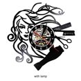 thumbnail image 3 of Reloj de Pared Advancent Silencioso Negro Disco Retro con Luces Type2 NO2, 3 of 6