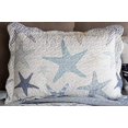 thumbnail image 2 of North End Decor Starfish Reef Coastal Beach Quilt Set King 3-Piece, 2 of 5