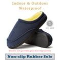 thumbnail image 3 of cosyone1997 Men’s Memory Foam Slippers Indoor Outdoor Open Back House Shoes, 3 of 5