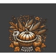 thumbnail image 2 of Autumn Harvest Adult Charcoal Crew Neck Short Sleeve Tee-Medium, 2 of 4
