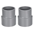 thumbnail image 1 of Unique Bargains PVC DWV Reducing Coupling Schedule 40 Gray 2-inch x 2-1/2-inch Socket 2pcs, 1 of 3
