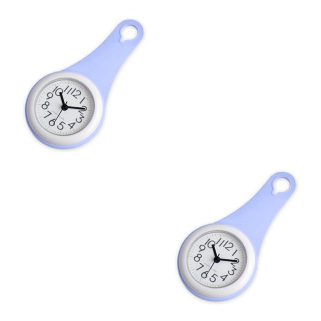 Advancent Reloj de funcionamiento silencioso único de gel de sílice Giro moderno para el cronometraje Estilo único y moderno púrpura púrpura 2Conjunto