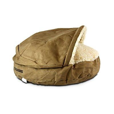 Luxury Orthopedic Cozy Cave - Large/Camel