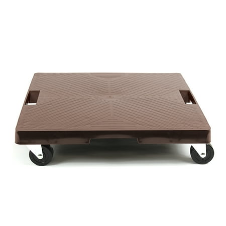 UPC: 0837839008378 | DeVault Enterprises 16  Square Plant Dolly Espresso w/Handle