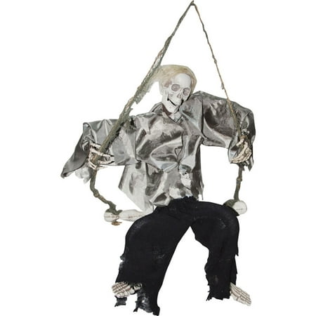 Morris Costumes Animated Decorations & Props Kicking Reaper On Swing Corpses, Style SS82808