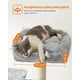 thumbnail image 5 of Feandrea Árbol para Gatos, Torre Grande para Gatos, 164 cm, con Hamaca, Condominio para Gatos, Gris Claro, 5 of 5