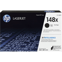 HP 148X High Yield Black Original LaserJet Toner Cartridge, ~9,500 pages, W1480X