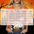 thumbnail image 4 of JTZGDY Halloween Tops for Women Dressy Casual Fall 3/4 Length Sleeve Thanksgiving Day Funny Ghost Pumpkin Printed V Neck Graphic Tunic Shirts Loose Oversized Comfy Pullover Blouse, 4 of 7