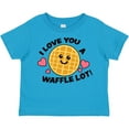 thumbnail image 3 of Inktastic I Love You a Waffle Lot with Cute Happy Waffle Boys or Girls Toddler T-Shirt, 3 of 5