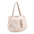 thumbnail image 4 of Bolso de hombro para mujer, moderno bolso de verano con cremallera, ligero, bolso de mano para mujer Blanco, 4 of 9
