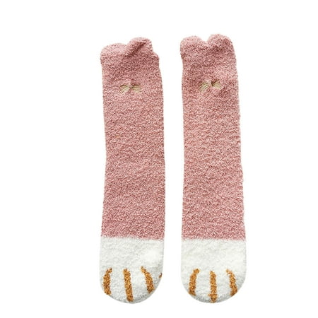 

Qufokar Getenergysocks Chatterbox Socks Autumn Women S Socks Thickening Coral Animal Warm Winter Velvet 1Pair Socks