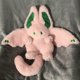 thumbnail image 2 of Cute Pink Bat Bunny Plush Pillow Kawaii Bat Rabbit Stuffed Animal for Kids 16, 2 of 4