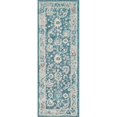 thumbnail image 1 of Unique Loom Penrose Vintage Floral Rug 2' 2 x 6' Runner Turquoise/Beige, 1 of 2
