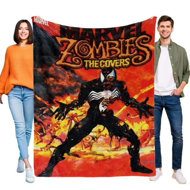 Marvel Zombies anti-pilling, suave, ligera, esponjosa y acogedora de lujo para hogar y cocina – Perfecta para niños y adultos,100X130cm