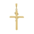 thumbnail image 2 of Dije Cristo Tubular 3.5 cm Oro Sólido 10k amarillo Casa del Anillo, 2 of 3