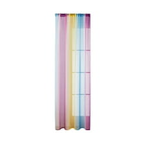 Kraoden Rainbows Sheer Curtains for Living Room, Bedroom, and Patio, Semi Sheer Voile Drapes, Rod Pocket Design, Polyester Fabric, Elegant Window Treatment Decor
