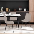 thumbnail image 3 of Set de 4 Sillas Comedor Cómodas, Color Beige, 3 of 7
