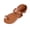 Brown, variant on Women Toe Ring Flat Sandals Metal Buckle Adjustable Non Slip Summer Beach Breathable Faux Leather Shoes, Brown