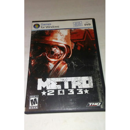Metro 2033 PC Game (Windows 7/Vista/XP) (Best Windows Xp Games)