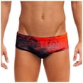 thumbnail image 1 of TSADFHJI Swim Trunks Men White Mens Summer Stretch Swimming Briefs 3D Printed Elastic Band Xxl Red, 1 of 5