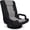 Black/Gray, variant on NurtureTail Gaming Chair Floor Chair, 360° Swivel Rocker with Lumbar Support, Adjustable Foldable Backrest, Armrest Handles for TV, Reading, Gaming and Relaxing - Black/Blue