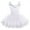 White, variant on Ibtom Castle Ballet Sequin Flower Sleeveless Leotard (Girls)