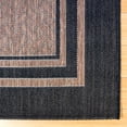 thumbnail image 4 of Gertmenian Paseo Soroa Modern Border Chestnut Black Outdoor Indoor Area Rug, 5x7, 4 of 6