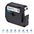 thumbnail image 1 of TFixolBlack on White Label Tape Compatible for Brother PT-65/PT-70/PT80 Label Printer 9mm * 8m, 1 of 7