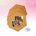 thumbnail image 1 of OULII 8Pack Pin Board Cork Board Brown Wood for Organized Wall Space, 1 of 8