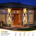 thumbnail image 4 of Luces de pared para exteriores wowlite, paquete de 2, color bronce, resistentes al agua, 4 of 9