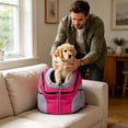 thumbnail image 6 of Medium Pet Carrier Backpack 14.2x17.7in Breathable Mesh for Medium Dogs and Cats,Colour as Pictured, 6 of 6