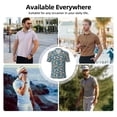 thumbnail image 6 of Daiia Corgi with Flowers Pattern Men’s Polo Shirts,Solid Deck Shirt,Classic Fit, Breathable Cotton Polo for Casual and Sport Wear-XX-Large, 6 of 7