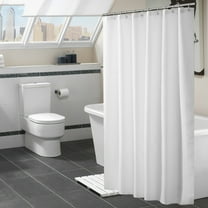 HBBKVI Shower Curtain for Bathroom Blackout Waterproof Shower Curtain with Hooks White Shower Curtain 71" x 71"