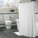 thumbnail image 1 of Cortina de ducha moderna para baño | 180 x 180 cm, tela de poliéster impermeable | Incluye 12 ganchos | Color negro, blanco o azul, 1 of 6