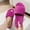 Hot Pink, variant on JUSLIO Slippers for Women, Warm Indoor House Slippers Single Wide Strap Fuzzy Open Toe Slides Non Slip Flat Sole Slippers Hot Pink