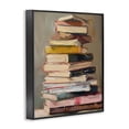 thumbnail image 2 of Stupell Industries Cottage Well Loved Bookstack Black Framed Giclee Art, 16 x 20, by LSR Design Studio, 2 of 8