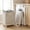 Ceramic White, variant on MOONXIAN Wheeled Folding Hamper, Folding Plastic Laundry Hamper with Wheels for Easy Transport, White
