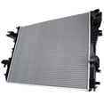 thumbnail image 6 of Zcargel Engine Radiator without Transmission Oil Cooler, Aluminum Core Cooling Assembly Replacement, Replace OE 93923HZ 68341188AA 13772, for Ram 1500 5.7L V8 2019-2022, Cross Flow Radiator, 6 of 12