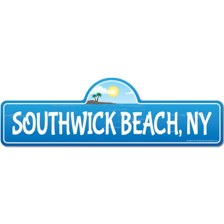 Southwick Ny New York Beach Street Sign Indoor Outdoor Surfer