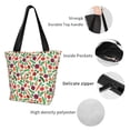 thumbnail image 6 of Kdxio Vegetables Women Reusable Grocery Bags Foldable Ripstop,Reusable Shopping Bags for Shopping,Gym,Gift, 6 of 8