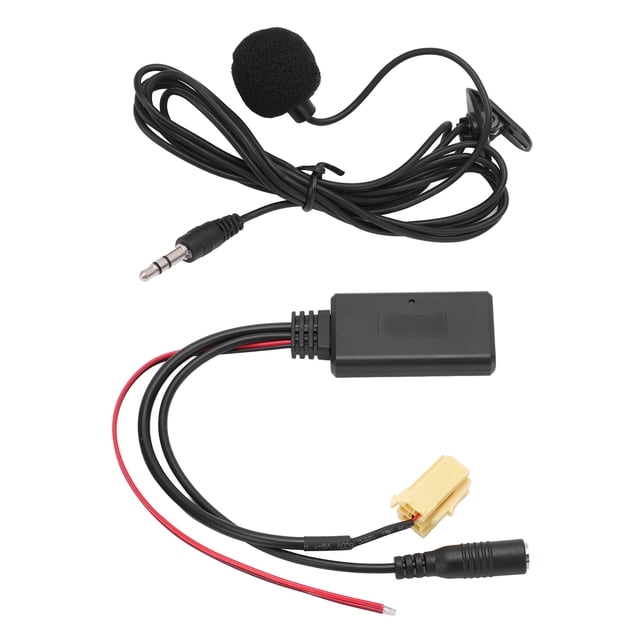 Adaptador de entrada auxiliar Bluetooth, módulo AUX Bluetooth5.0 para coche, micrófono manos libres, reemplazo con cable para Grande Punto