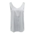thumbnail image 4 of Sexy Fitted Tank Tops for Woman Ladies Fashion Sleeveless Vest V Neck Loose Top Ladies Solid Color Casual T Shirt Tank Tops, 4 of 4