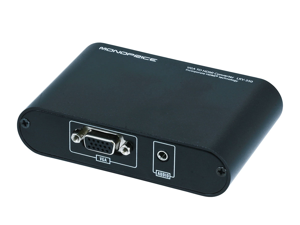 Monoprice VGA and 3.5mm Stereo Audio to HDMI Converter