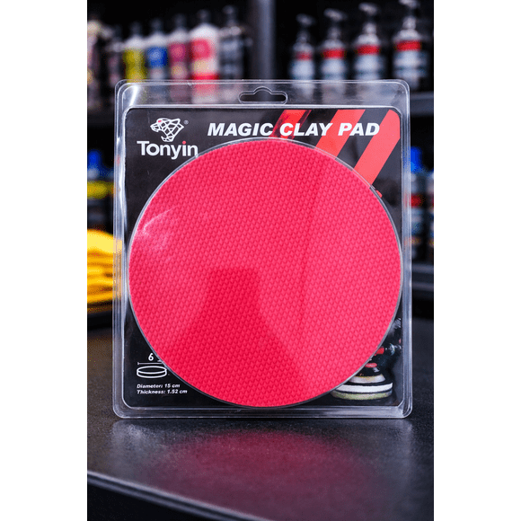 Tonyin Magic Clay Pad 6” Disco Descontaminante para Auto | Limpieza Profunda de Pintura y Eliminación de Contaminantes