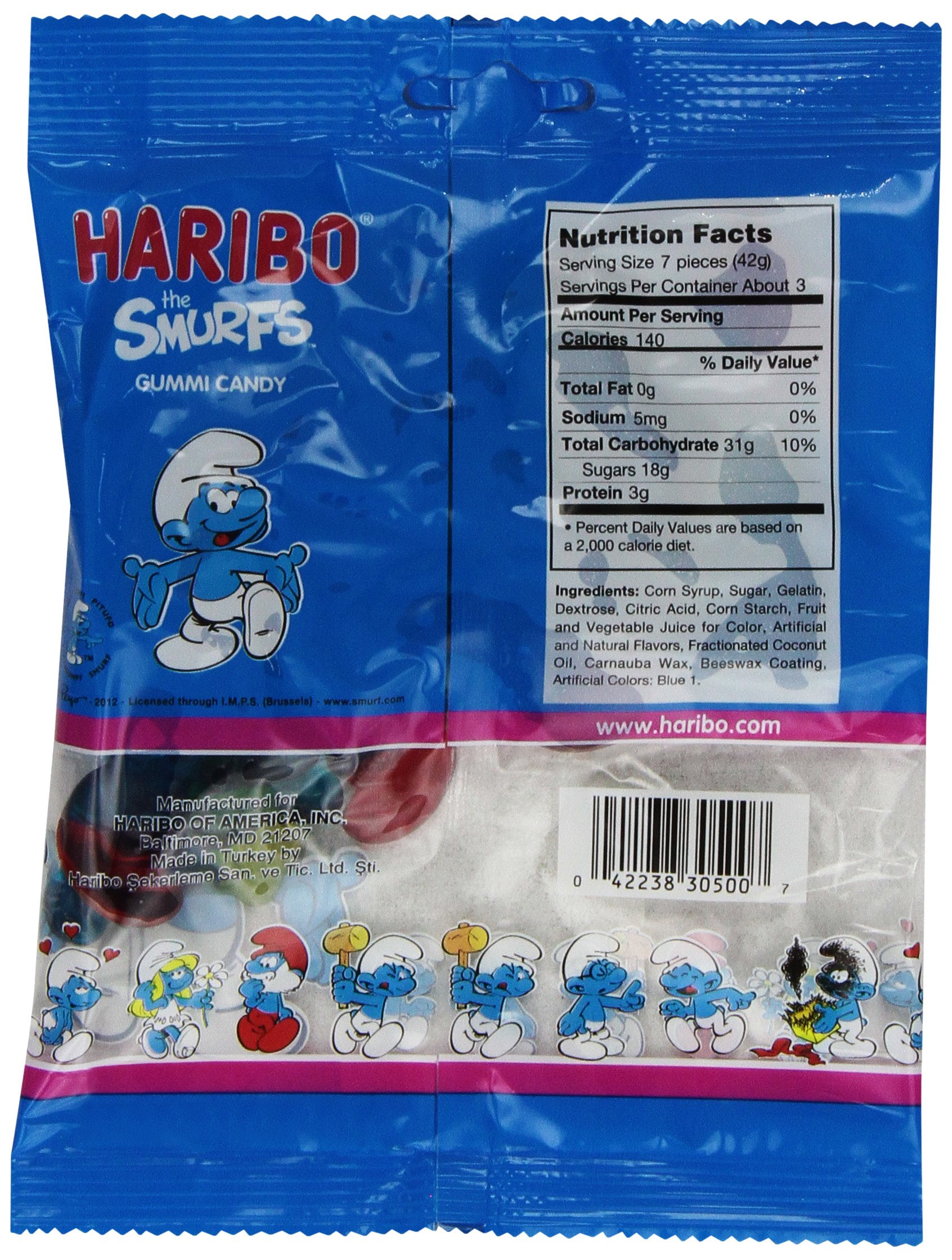 Schtroumpfs Haribo 100g