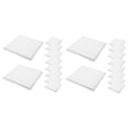 thumbnail image 4 of MLINS 20 pcs  Cake Base Boards Square Cake Display Platters Party Dessert Serving Plates(8 Inches), 4 of 8